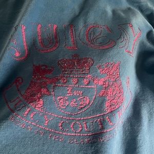 Juicy couture blue zip up